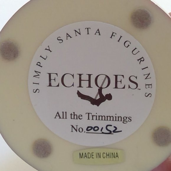 Echoes Simply Santa Figurines "All the Trimmings" - Picture 7 of 7